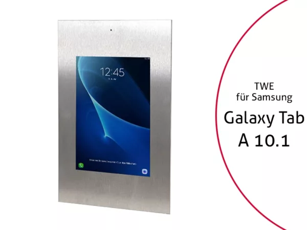 TabLines TWE048E Tablet Wandeinbau f?r Samsung Tab A 10.1 (2016) - DS, Edelstahl
