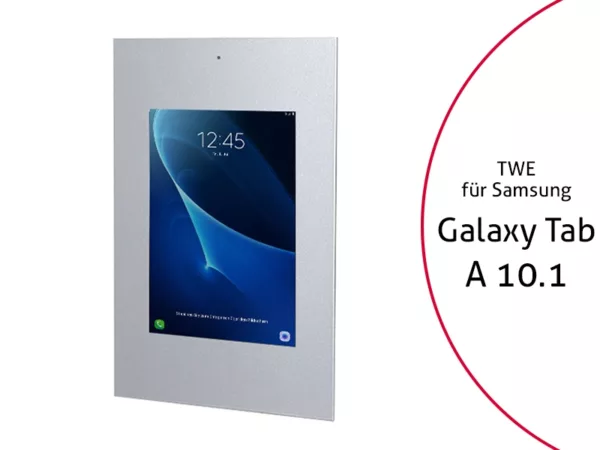 TabLines TWE048S Tablet Wandeinbau f?r Samsung Tab A 10.1 (2016) - DS, silber