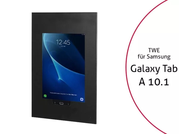 TabLines TWE049B Tablet Wandeinbau f?r Samsung Tab A 10.1 (2016) - HB, schwarz