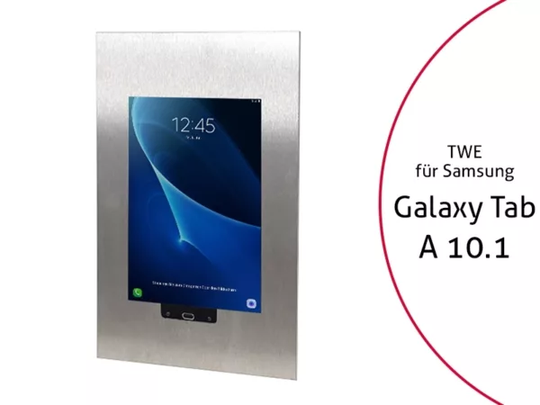 TabLines TWE049E Tablet Wandeinbau f?r Samsung Tab A 10.1 (2016) - HB, Edelstahl