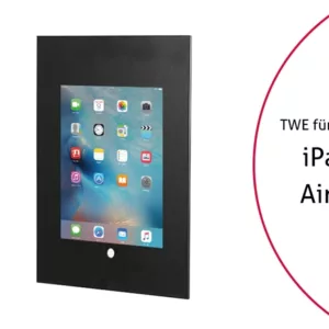 TabLines TWE051B Tablet Wandeinbau f?r Apple iPad Air 1 HB, schwarz