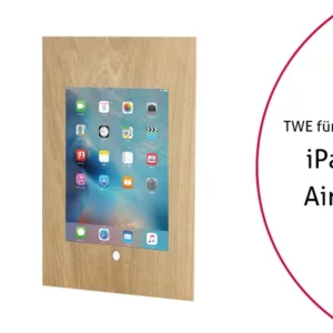 TabLines TWE051O Tablet Wandeinbau f?r Apple iPad Air 1 HB, Eiche