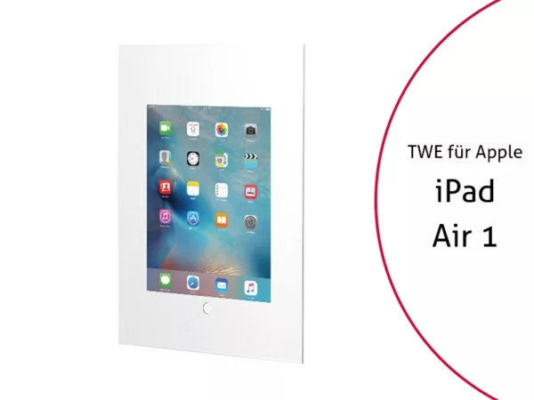 TabLines TWE051W Tablet Wandeinbau f?r Apple iPad Air 1 HB, wei?