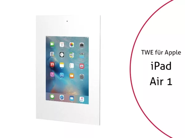 TabLines TWE053W Tablet Wandeinbau f?r Apple iPad Air 1 DS, wei?
