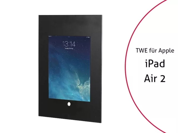 TabLines TWE054B Tablet Wandeinbau f?r Apple iPad Air 2 HB, schwarz