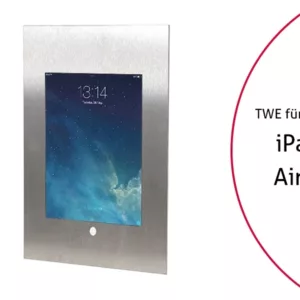 TabLines TWE054E Tablet Wandeinbau f?r Apple iPad Air 2 HB, Edelstahl