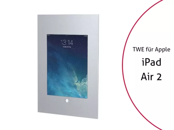 TabLines TWE054S Tablet Wandeinbau f?r Apple iPad Air 2 HB, silber