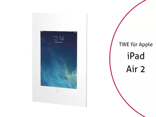TabLines TWE054W Tablet Wandeinbau f?r Apple iPad Air 2 HB, wei?