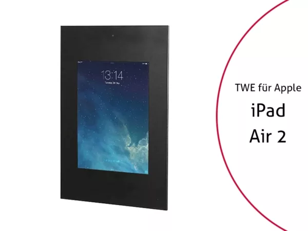 TabLines TWE055B Tablet Wandeinbau f?r Apple iPad Air 2 DS, schwarz