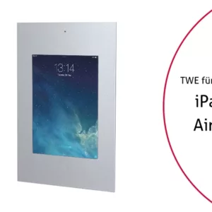 TabLines TWE055S Tablet Wandeinbau f?r Apple iPad Air 2 DS, silber