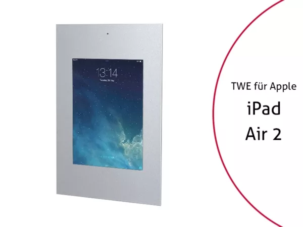 TabLines TWE055S Tablet Wandeinbau f?r Apple iPad Air 2 DS, silber