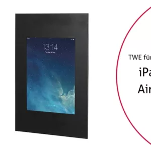 TabLines TWE056B Tablet Wandeinbau Apple iPad Air 2, schwarz