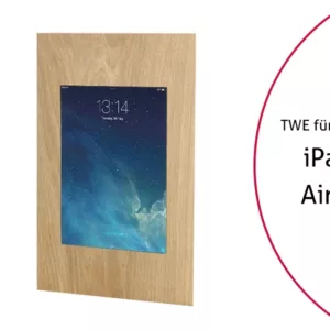 TabLines TWE056O Tablet Wandeinbau Apple iPad Air 2, Eiche