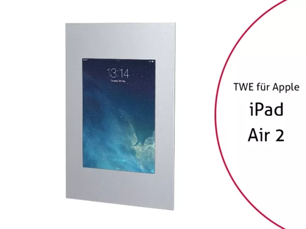 TabLines TWE056S Tablet Wandeinbau Apple iPad Air 2, silber