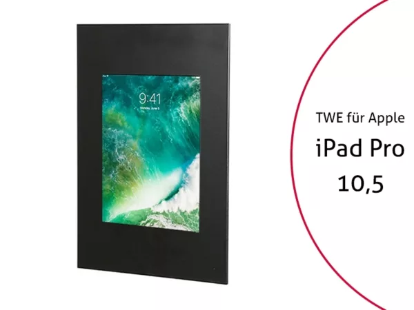 TabLines TWE057B Tablet Wandeinbau f?r Apple iPad Pro 10.5, schwarz