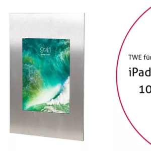 TabLines TWE057E Tablet Wandeinbau f?r Apple iPad Pro 10.5, Edelstahl