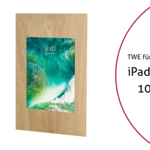 TabLines TWE057O Tablet Wandeinbau f?r Apple iPad Pro 10.5, Eiche