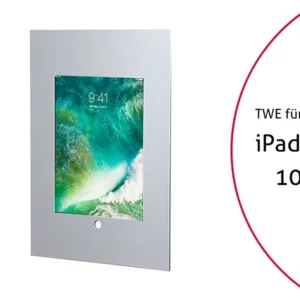 TabLines TWE058S Tablet Wandeinbau f?r Apple iPad Pro 10.5, HB, silber