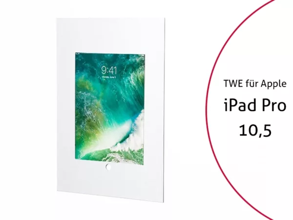 TabLines TWE058W Tablet Wandeinbau f?r Apple iPad Pro 10.5, HB, wei?