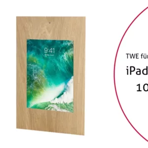 TabLines TWE059O Tablet Wandeinbau f?r Apple iPad Pro 10.5, DS, Eiche