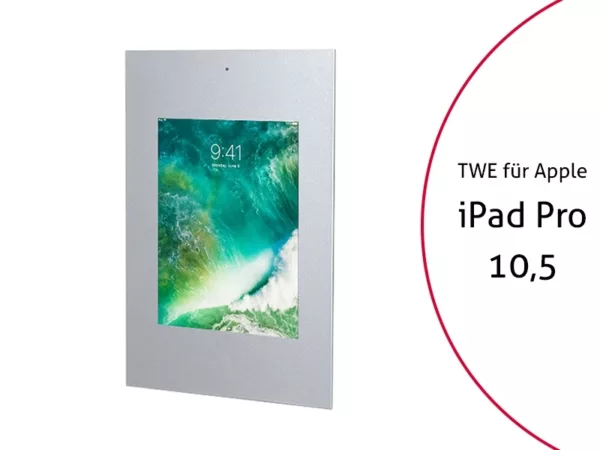 TabLines TWE059S Tablet Wandeinbau f?r Apple iPad Pro 10.5, DS, silber
