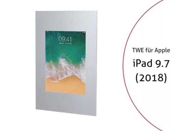 TabLines TWE062S Tablet Wandeinbau f?r Apple iPad 9.7 (2018), silber