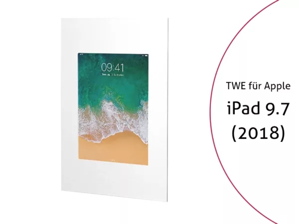 TabLines TWE062W Tablet Wandeinbau f?r Apple iPad 9.7 (2018), wei?