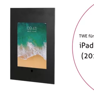 TabLines TWE063B Tablet Wandeinbau f?r Apple iPad 9.7 (2018), HB, schwarz