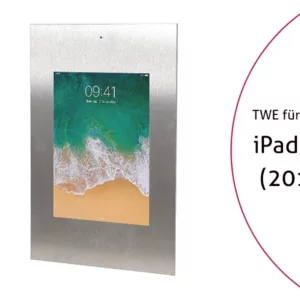 TabLines TWE064E Tablet Wandeinbau f?r Apple iPad 9.7 (2018), DS, Edelstahl