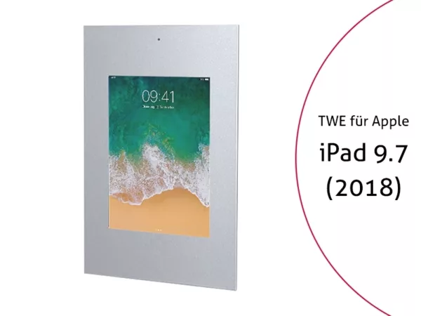 TabLines TWE064S Tablet Wandeinbau f?r Apple iPad 9.7 (2018), DS, silber