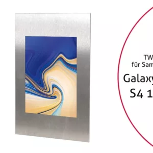 TabLines TWE065E Tablet Wandeinbau f?r Samsung Tab S4 10.5, Edelstahl