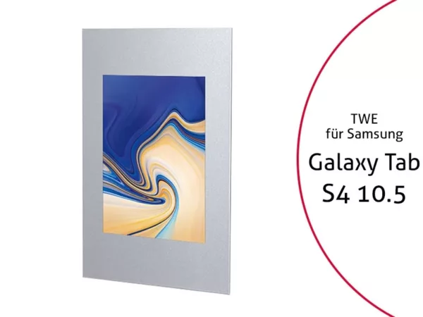 TabLines TWE065S Tablet Wandeinbau f?r Samsung Tab S4 10.5, silber