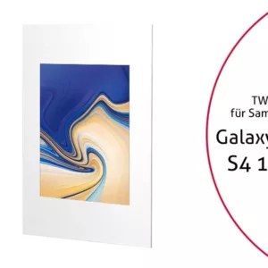 TabLines TWE065W Tablet Wandeinbau f?r Samsung Tab S4 10.5, wei?
