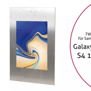 TabLines TWE066E Tablet Wandeinbau f?r Samsung Tab S4 10.5, DS, Edelstahl