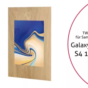 TabLines TWE066O Tablet Wandeinbau f?r Samsung Tab S4 10.5, DS, Eiche