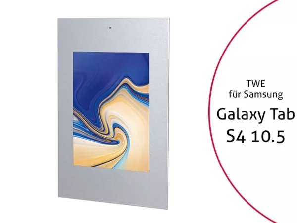 TabLines TWE066S Tablet Wandeinbau f?r Samsung Tab S4 10.5, DS, silber