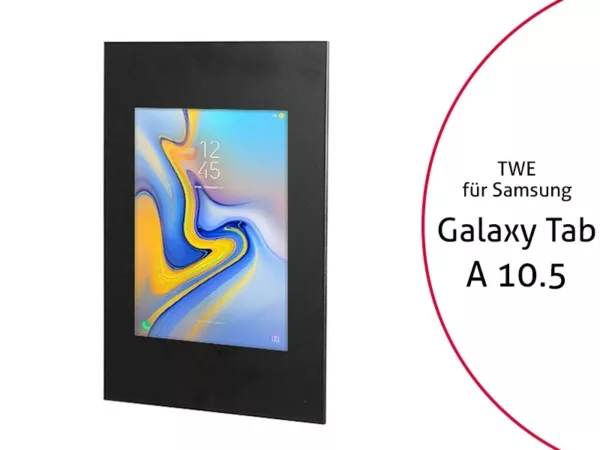 TabLines TWE067B Tablet Wandeinbau f?r Samsung Tab A 10.5, schwarz