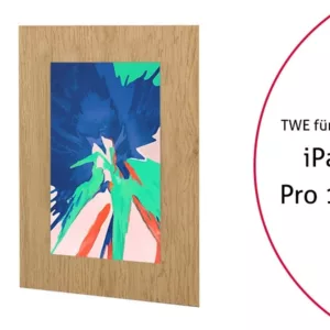 TabLines TWE069O Tablet Wandeinbau f?r Apple iPad Pro 11, Eiche