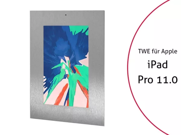 TabLines TWE070E Tablet Wandeinbau f?r Apple iPad Pro 11, DS, Edelstahl