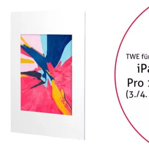 TabLines TWE071W Tablet Wandeinbau f?r Apple iPad Pro 12.9 (3./4. Gen.), wei?