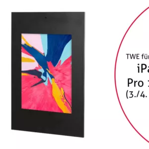 TabLines TWE072B Tablet Wandeinbau f?r Apple iPad Pro 12.9 (3./4. Gen.), DS, sch...