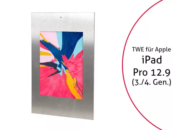 TabLines TWE072E Tablet Wandeinbau f?r Apple iPad Pro 12.9 (3./4. Gen.), DS, Ede...