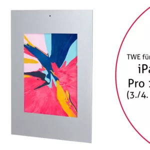 TabLines TWE072S Tablet Wandeinbau f?r Apple iPad Pro 12.9 (3./4. Gen.), DS, sil...