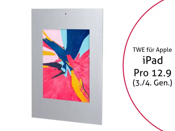 TabLines TWE072S Tablet Wandeinbau f?r Apple iPad Pro 12.9 (3./4. Gen.), DS, sil...