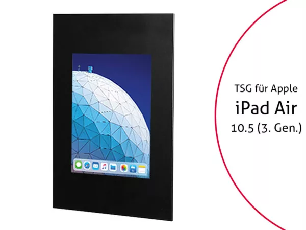 TabLines TWE073B Tablet Wandeinbau f?r Apple iPad Air 3 10.5 (2019), schwarz