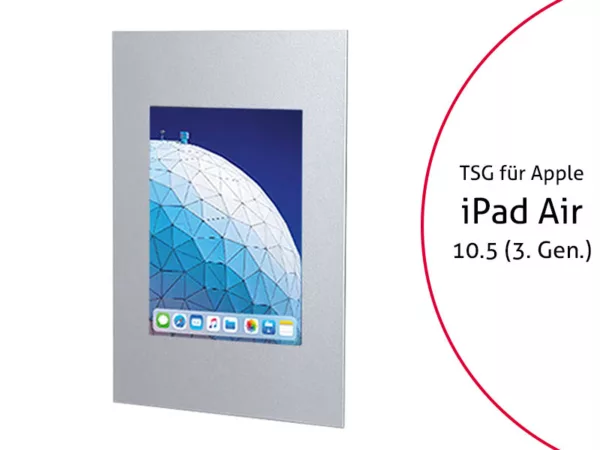 TabLines TWE073S Tablet Wandeinbau f?r Apple iPad Air 3 10.5 (2019), silber