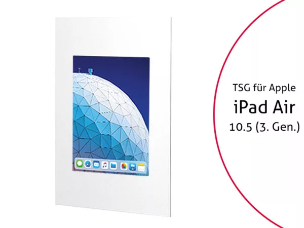 TabLines TWE073W Tablet Wandeinbau f?r Apple iPad Air 3 10.5 (2019), wei?