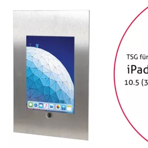 TabLines TWE074E Tablet Wandeinbau f?r Apple iPad Air 3 10.5 (2019), HB, Edelsta...
