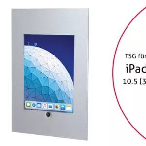 TabLines TWE074S Tablet Wandeinbau f?r Apple iPad Air 3 10.5 (2019), HB, silber