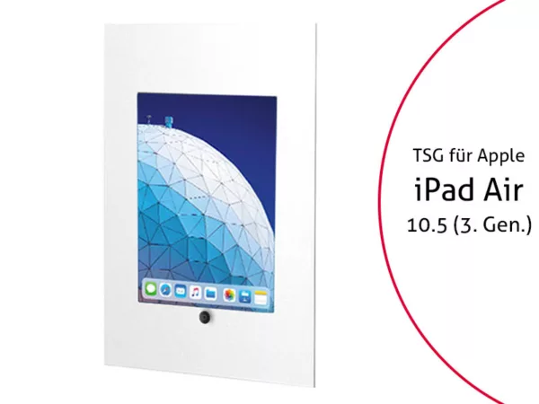 TabLines TWE074W Tablet Wandeinbau f?r Apple iPad Air 3 10.5 (2019), HB, wei?